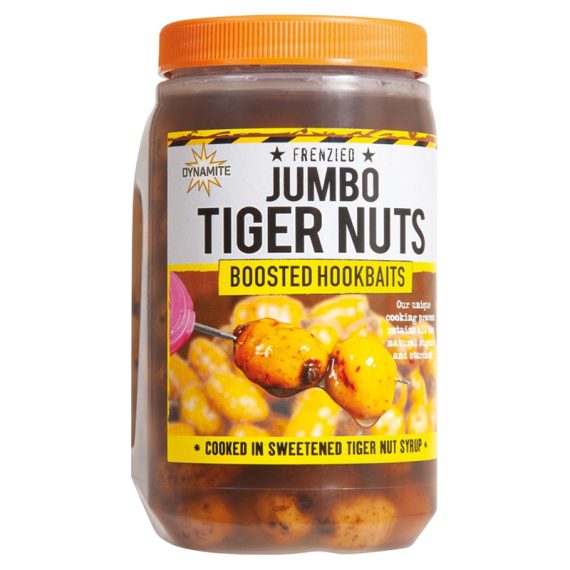 Dynamite Baits Frenzied Tiger Nuts Jumbo Hookbait 500g dans le groupe Leurre de la peche / Bouillettes, esches et amorce / Particules l\'adresse Sportfiskeprylar.se (ADY041290)