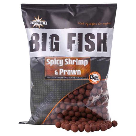 Dynamite Baits Spicy Shrimp & Prawn Boilies 1,8kg dans le groupe Leurre de la peche / Bouillettes, esches et amorce / Bouillette, bouillette carpe l\'adresse Sportfiskeprylar.se (ADY041504r)