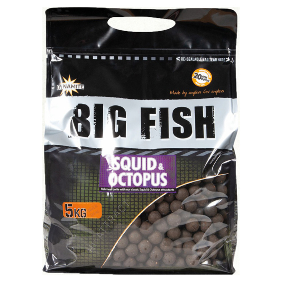 Dynamite Baits Squid & Octopus Boilies 5kg 15mm dans le groupe Leurre de la peche / Bouillettes, esches et amorce / Bouillette, bouillette carpe l\'adresse Sportfiskeprylar.se (ADY041538)