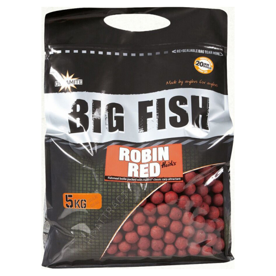 Dynamite Baits Robin Red Boilies 5kg dans le groupe Leurre de la peche / Bouillettes, esches et amorce / Bouillette, bouillette carpe l\'adresse Sportfiskeprylar.se (ADY041539r)