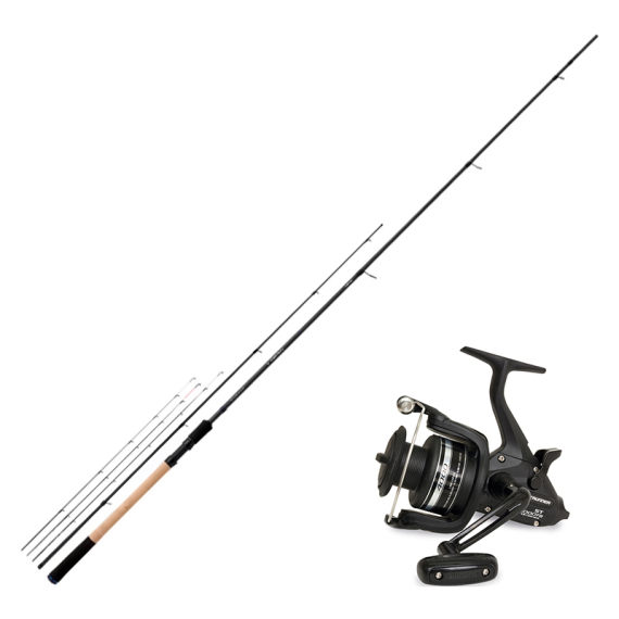 Shimano Rod Aero X5 Pellet Waggler 11ft - 15g Combo dans le groupe Kit de pêche / Combos specimen / Feederset l\'adresse Sportfiskeprylar.se (AEROX5FEEDERCOMBO)