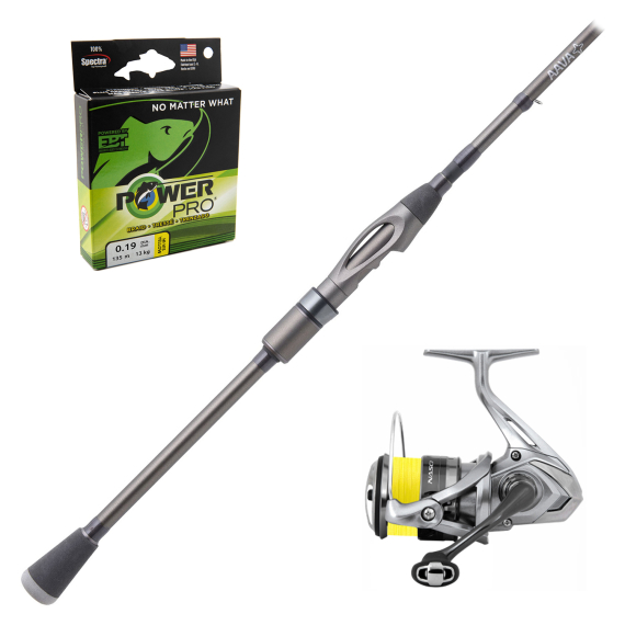 AAVA Ahku 7\'2\'\' 4-19g Nasci Combo dans le groupe Kit de pêche / Combos spinning / Ensemble Spinning Perche l\'adresse Sportfiskeprylar.se (AHKUNASCICOMBO)