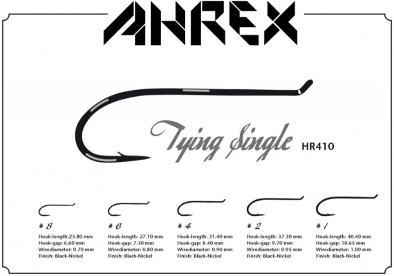 Ahrex HR410 - Tying Single #2 dans le groupe Hameçons et terminal tackle / Hameçons / Hameçons mouche l\'adresse Sportfiskeprylar.se (AHR410-2)