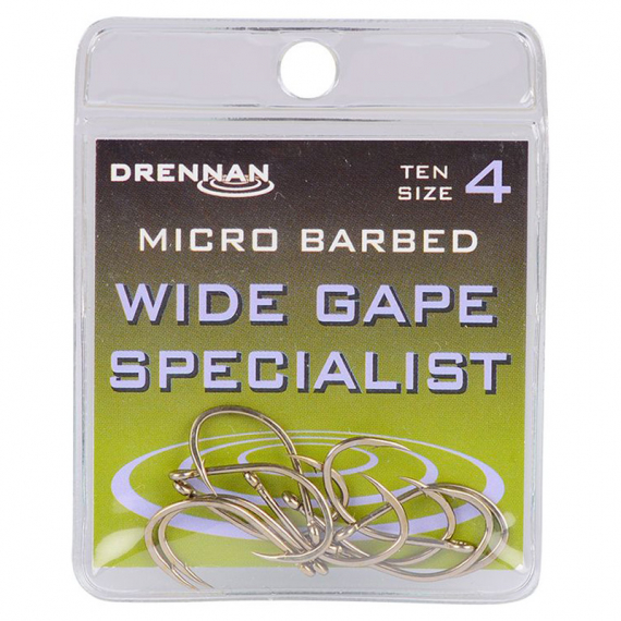 Drennan Wide Gape Specialist dans le groupe Hameçons et terminal tackle / Hamecon peche / Hameçon carpe l\'adresse Sportfiskeprylar.se (B024-14r)