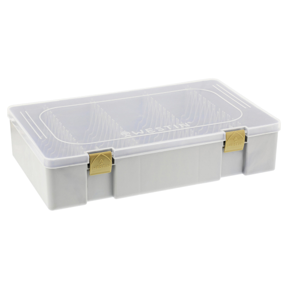 Westin W3 Spinnerbait Storage Box S6 Grey dans le groupe Stockage / Boite de peche / Boite a leurre l\'adresse Sportfiskeprylar.se (B10-740-036)