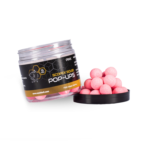 Nash Scopex Squid Pop Ups dans le groupe Leurre de la peche / Bouillettes, esches et amorce / Popups & Wafters l\'adresse Sportfiskeprylar.se (B6326-TPr)
