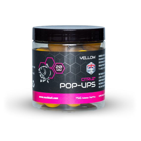 Nash Citruz Pop Ups dans le groupe Leurre de la peche / Bouillettes, esches et amorce / Popups & Wafters l\'adresse Sportfiskeprylar.se (B6426-TPr)