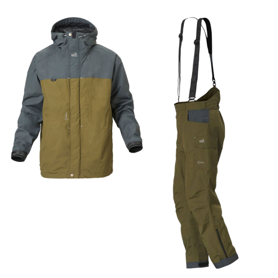 Geoff Anderson Barbarus 2 Suit - Green dans le groupe Habits et chaussures / Habits / Combinaisons de pêche l\'adresse Sportfiskeprylar.se (BARBARUS2-PAKETGREEN)