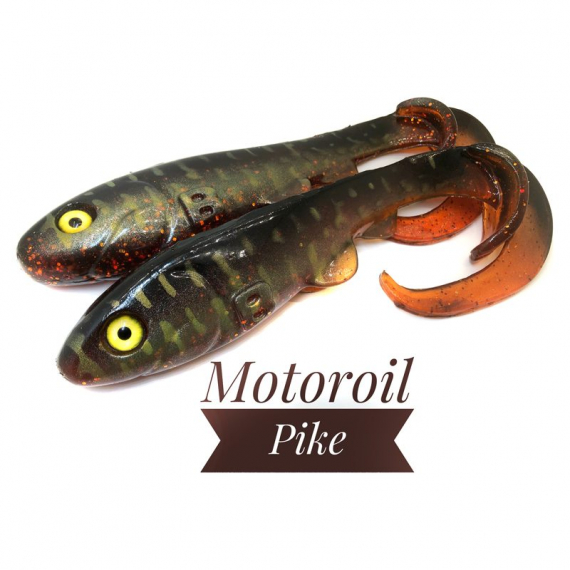 BoniBaits Happy Hybrid 28cm 88g - Motoroil Pike dans le groupe Leurre de la peche / Leurre souple / Jigs à brochets l\'adresse Sportfiskeprylar.se (BBHHXL31)