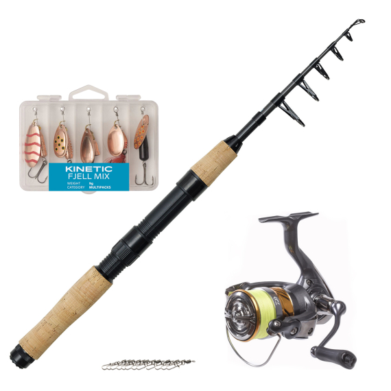 Introduction Tele Spinning Set dans le groupe Kit de pêche / Combos spinning / Ensemble Spinning Poisson noble l\'adresse Sportfiskeprylar.se (BEGINNERSPINNINGSET)