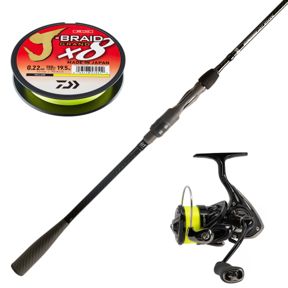 BFT Ninety Two Pike Finesse 7\'6\'\' -60g Pitch Black Combo dans le groupe Kit de pêche / Combos spinning / Ensemble Spinning Brochet l\'adresse Sportfiskeprylar.se (BFTPIKEFINESSECOMBO)
