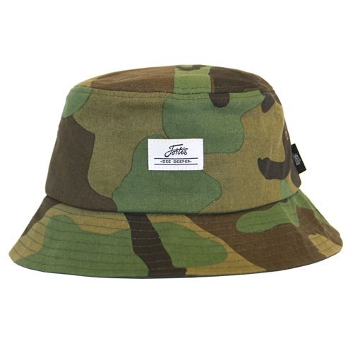 Fortis Bucket Hat Camo Green dans le groupe Habits et chaussures / Chapeau de peche, casquette peche / Chapeaux l\'adresse Sportfiskeprylar.se (BHR01r)