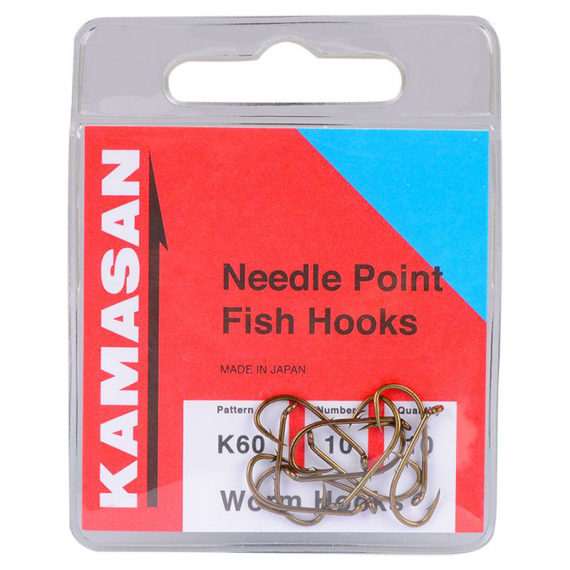 Kamasan K60 - Worm Hook dans le groupe Hameçons et terminal tackle / Hameçons / Hameçons specimen l\'adresse Sportfiskeprylar.se (BK60-200r)