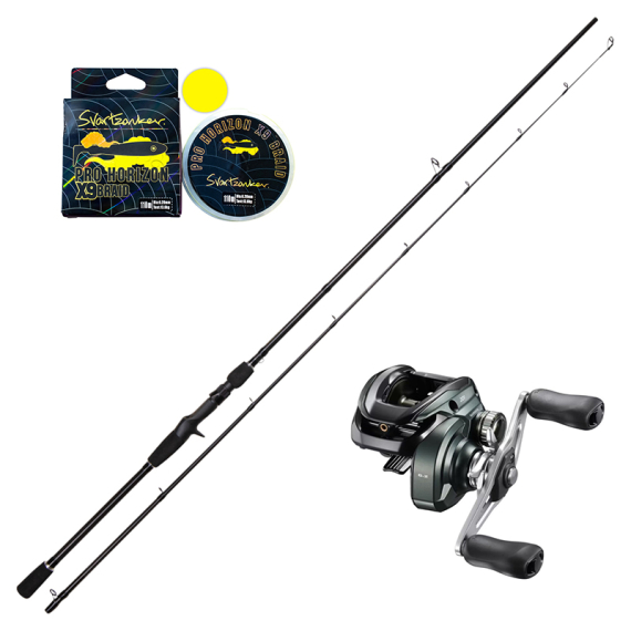 Svartzonker Black Series \'\'The Horizon\'\' 8\' 20-70g Curado Downsize Combo dans le groupe Kit de pêche / Ensemble casting / Ensemble Baitcaster Brochet l\'adresse Sportfiskeprylar.se (BLACKSERIESCURADOCOMBO)
