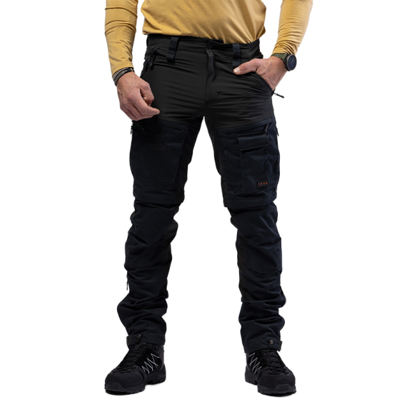Beyond Nordic BN002 v2 M\'s Zip-Off Hiking Pants Black dans le groupe Habits et chaussures / Vêtements / Pantalons de pêche / Pantalons outdoor l\'adresse Sportfiskeprylar.se (BN002-V2-M-BLACK-Lr)