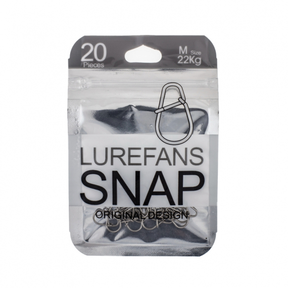 Lurefans Snap Size M dans le groupe Hameçons et terminal tackle / Agrafes / Agrafes l\'adresse Sportfiskeprylar.se (BOB-00-1036)