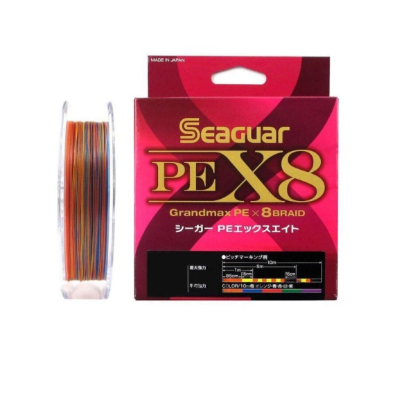 Seaguar PE X8 Grandmax 300m Multicolor dans le groupe Lignes de pêche / Tresse peche l\'adresse Sportfiskeprylar.se (BOB-00-SEAGUAR-00-0026r)