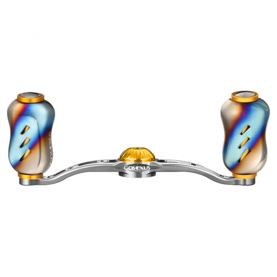 Gomexus Crank Handle w/Titanium Galaxy Knob dans le groupe Moulinet de pêche / Accessoires moulinets / Poignées moulinets l\'adresse Sportfiskeprylar.se (BS100T22GDX2r)