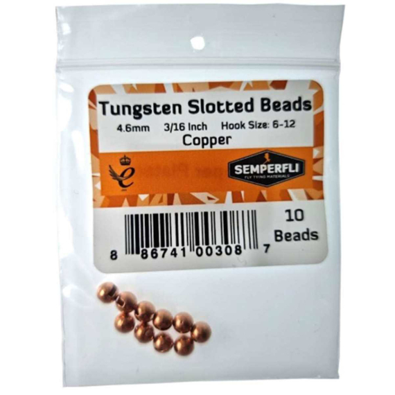Semperfli Tungsten Slotted Beads 2mm - Copper dans le groupe Hameçons et terminal tackle / Fabrication mouche / Matériel de montage de mouches / Cones l\'adresse Sportfiskeprylar.se (BTBD020CPR)