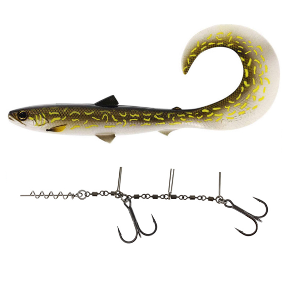 Westin Bullteez Curltail 27 Stinger Combo dans le groupe Leurre de la peche / Kits leurres / Paquet d\'appâts pour brochets l\'adresse Sportfiskeprylar.se (BULLTEEZSTINGERCOMBO)