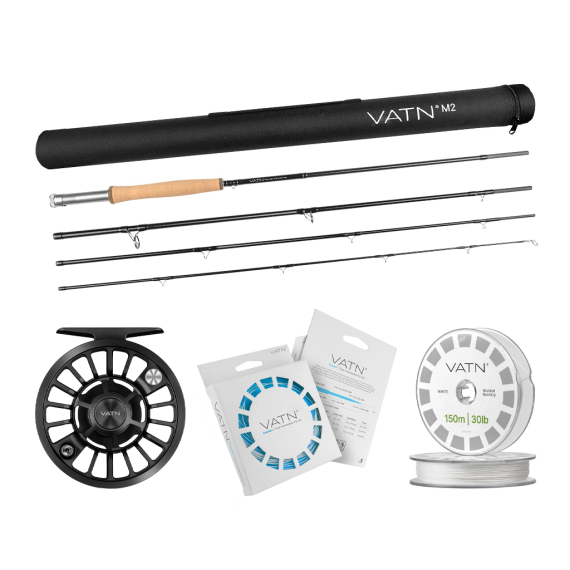 VATN M2 Coastal+ Flugset 9\' - #6 dans le groupe Ensembles de pêche / Kit de pêche à la mouche / Jeux de pêche à la mouche à une main l\'adresse Sportfiskeprylar.se (BUNDLEVATNM29062026COAST)