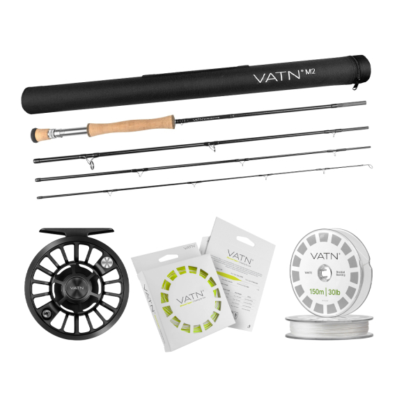 VATN M2 Allround Taper+ Flugset 9\' - #7 dans le groupe Ensembles de pêche / Kit de pêche à la mouche / Jeux de pêche à la mouche à une main l\'adresse Sportfiskeprylar.se (BUNDLEVATNM29072026ART)