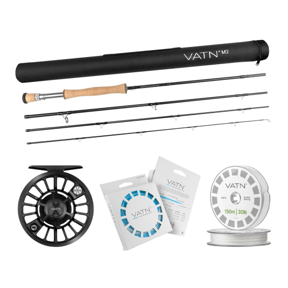 VATN M2 Coastal+ Flugset 9\' - #7 dans le groupe Ensembles de pêche / Kit de pêche à la mouche / Jeux de pêche à la mouche à une main l\'adresse Sportfiskeprylar.se (BUNDLEVATNM29072026COAST)