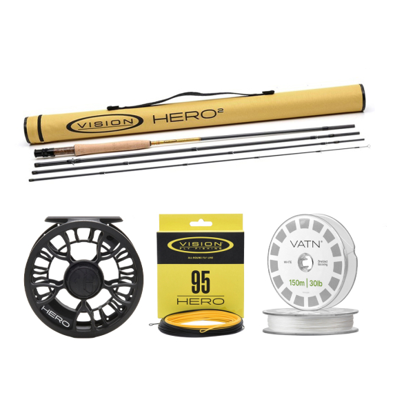 Vision Trout HERO² Flugset 9\'6\'\' - #7 dans le groupe Ensembles de pêche / Kit de pêche à la mouche / Jeux de pêche à la mouche à une main l\'adresse Sportfiskeprylar.se (BUNDLEVHII49672026H95)