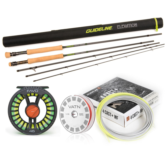 Guideline Elevation Outfit # 7 dans le groupe Kit de pêche / Kit de pêche à la mouche / Jeux de pêche à la mouche à une main l\'adresse Sportfiskeprylar.se (BUNDLE_105316P)