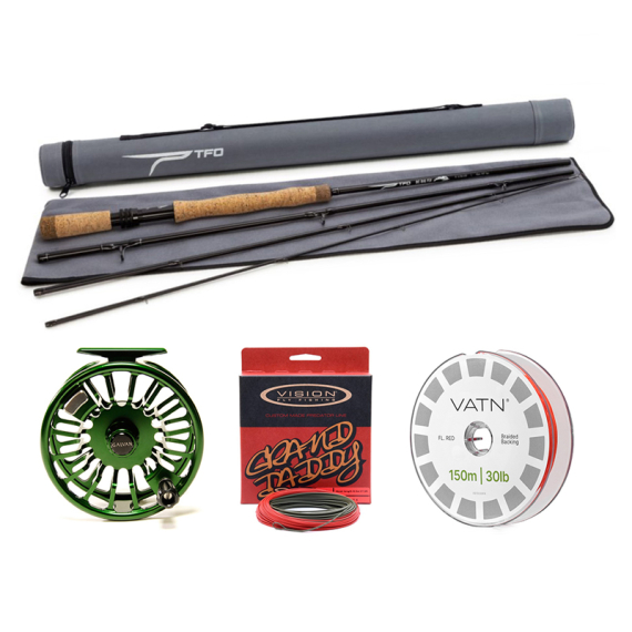 TFO BC Big Fly Pike Fly Combo - 9\' #10 dans le groupe Kit de pêche / Kit de pêche à la mouche / Jeux de pêche à la mouche à une main l\'adresse Sportfiskeprylar.se (BUNDLE_NFD9506-TF10904BF)