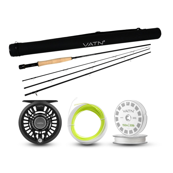 VATN M1 Allround Taper+ Flugset - 9\' #5 dans le groupe Ensembles de pêche / Kit de pêche à la mouche / Jeux de pêche à la mouche à une main l\'adresse Sportfiskeprylar.se (BUNDLE_VATNST95_2026_ART)