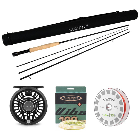 VATN M1 / Vibe 100+ Flugset - 9\' #5 dans le groupe Kit de pêche / Kit de pêche à la mouche / Jeux de pêche à la mouche à une main l\'adresse Sportfiskeprylar.se (BUNDLE_VATNST95_V100)