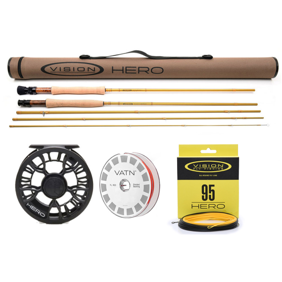 Vision Hero Outfit # 4 8\' dans le groupe Techniques de pêche / Peche a la mouche / Kits pêche à la mouche l\'adresse Sportfiskeprylar.se (BUNDLE_VHE4804P)