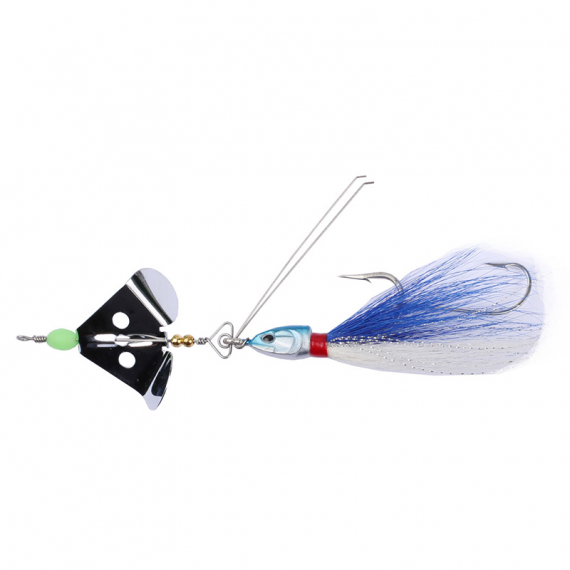 Wiggbuzz Buzzer - Blue/White dans le groupe Leurre de la peche / Spinnerbait, spinnerbait brochet l\'adresse Sportfiskeprylar.se (BUZ6)