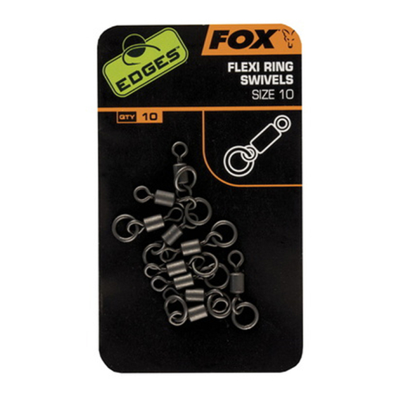 Fox Edges Flexi Ring Swivel dans le groupe Hameçons et terminal tackle / Accessoires montages / Autres accessoires rig l\'adresse Sportfiskeprylar.se (CAC529r)