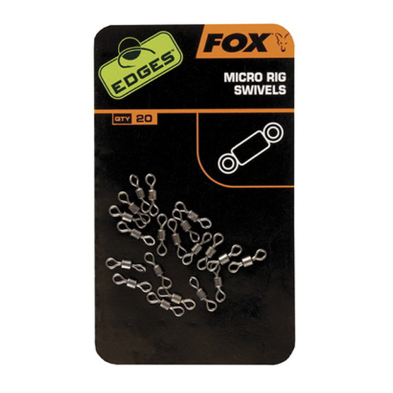 Fox Edges Micro Rig Swivels 20-pack dans le groupe Hameçons et terminal tackle / Accessoires montages / Autres accessoires rig l\'adresse Sportfiskeprylar.se (CAC538)