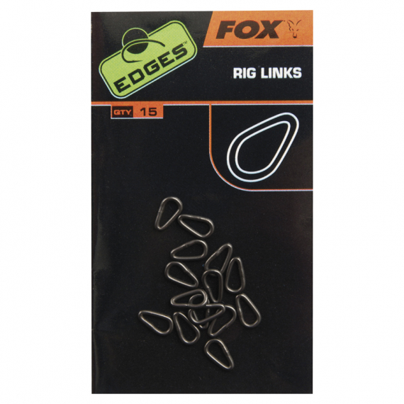 Fox Edges Rig Links (15-pack) dans le groupe Hameçons et terminal tackle / Accessoires montages / Anneaux de monture l\'adresse Sportfiskeprylar.se (CAC542)