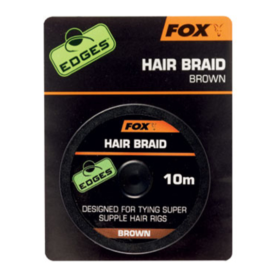 Fox Edges Hair Braid brown 10-pack dans le groupe Hameçons et terminal tackle / Accessoires montages / Autres accessoires rig l\'adresse Sportfiskeprylar.se (CAC565)