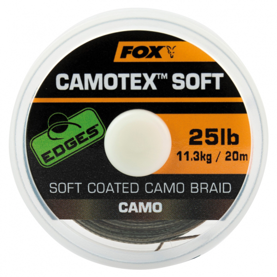 Fox Camotex Soft 20m dans le groupe Hameçons et terminal tackle / Leaders et Bas de ligne / Bas de ligne / Bas de ligne tresse l\'adresse Sportfiskeprylar.se (CAC735r)