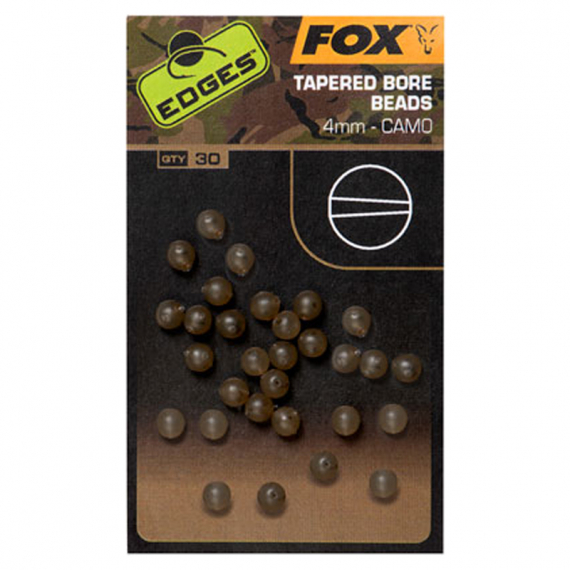 Fox Edges Camo Tapered Bore Bead 30pcs dans le groupe Hameçons et terminal tackle / Accessoires montages / Sleeves et thermoretractables l\'adresse Sportfiskeprylar.se (CAC769r)