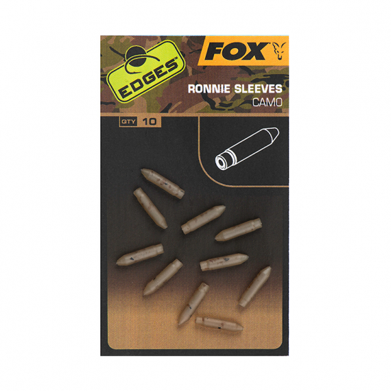 Fox Edges Camo Ronnie Sleeves (10-pack) dans le groupe Hameçons et terminal tackle / Accessoires montages / Sleeves et thermoretractables l\'adresse Sportfiskeprylar.se (CAC788)
