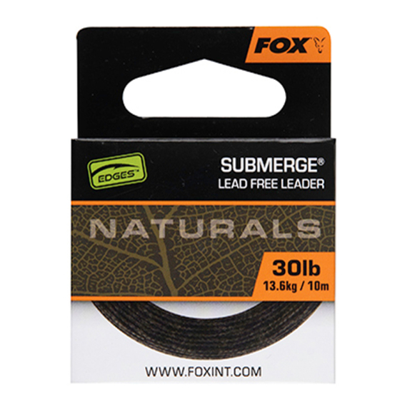 Fox Edges Naturals Submerge Leadfree Leader 10m dans le groupe Hameçons et terminal tackle / Leaders et Bas de ligne / Bas de ligne / fil de plomb l\'adresse Sportfiskeprylar.se (CAC823r)