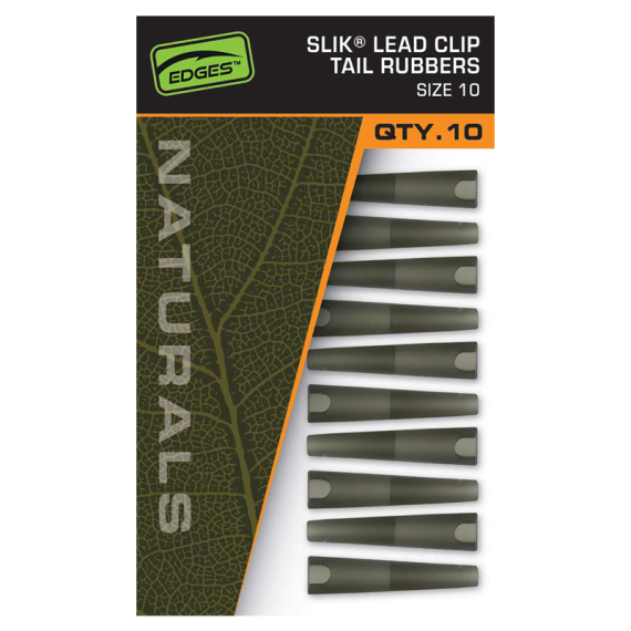 Fox Naturals Slik Lead Clip Tail Rubber - Size 10 dans le groupe Hameçons et terminal tackle / Accessoires montages / Sleeves et thermoretractables l\'adresse Sportfiskeprylar.se (CAC832)