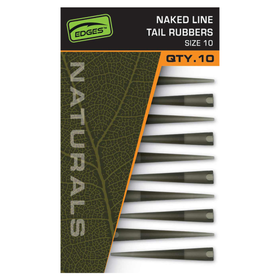 Fox Naturals Naked Line Tail Rubbers - Size 10 dans le groupe Hameçons et terminal tackle / Accessoires montages / Sleeves et thermoretractables l\'adresse Sportfiskeprylar.se (CAC841)