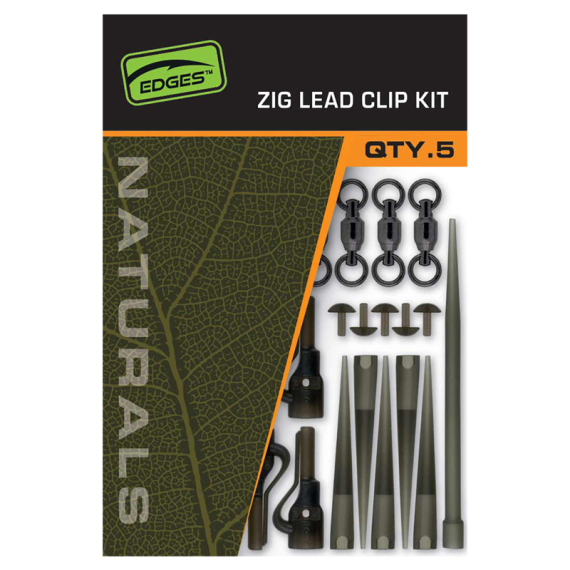 Fox Naturals Zig Lead Clip Kit dans le groupe Hameçons et terminal tackle / Accessoires montages / Plombs clips l\'adresse Sportfiskeprylar.se (CAC845)