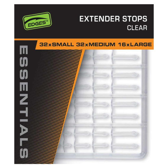Fox Edges Extender Stops Clear dans le groupe Hameçons et terminal tackle / Accessoires montages / Stop bouillettes l\'adresse Sportfiskeprylar.se (CAC866)