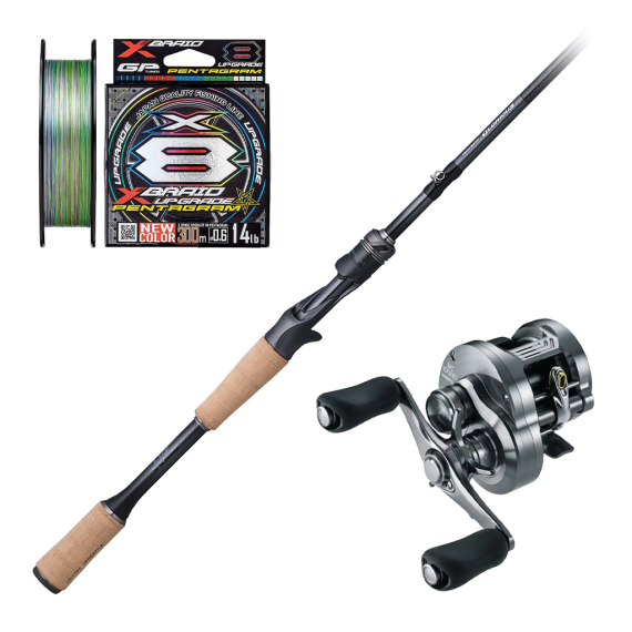Jackall X Shimano Poison Glorious & Conquest DC Combo 6\'10\'\' 7-21g dans le groupe Ensembles de pêche / Ensemble casting / Ensemble Casting Perche l\'adresse Sportfiskeprylar.se (CALCUTTAGLORIOUSSET)