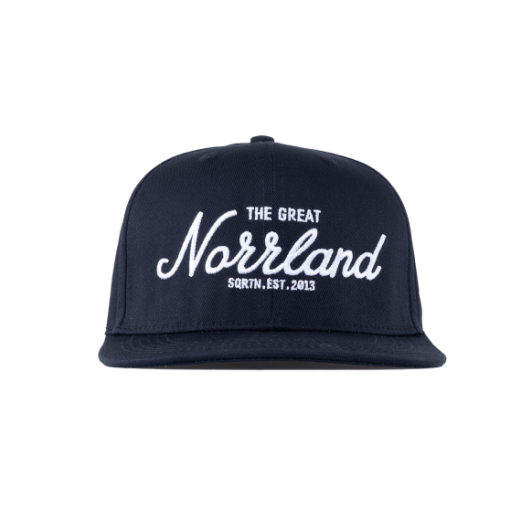 SQRTN Great Norrland Cap Black dans le groupe Habits et chaussures / Chapeau de peche, casquette peche / Casquettes / Casquettes snapback l\'adresse Sportfiskeprylar.se (CAP-001-OSFA)