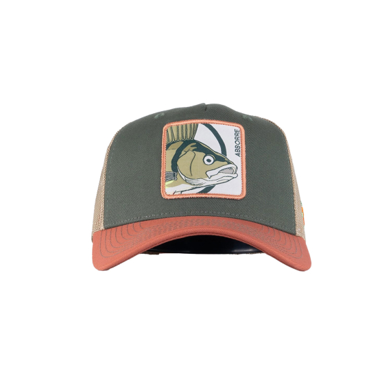 SQRTN Abborre Trucker Cap Olive dans le groupe Habits et chaussures / Chapeau de peche, casquette peche / Casquettes / Casquettes trucker l\'adresse Sportfiskeprylar.se (CAP-249-OSFA)