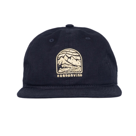 SQRTN Nordanvind 2 6-Panel Cap, Black dans le groupe l\'adresse Sportfiskeprylar.se (CAP-397-OSFA)